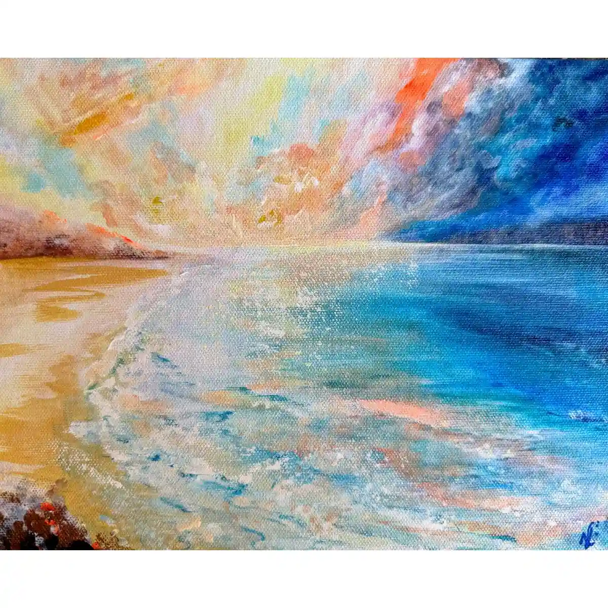 Where Light Breaks Through, Vivienne Littley, Devon Artist