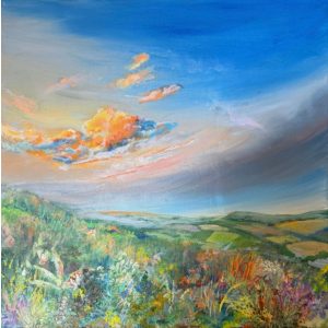 The Light Beyond Stonebarrow, Vivienne Littley Art